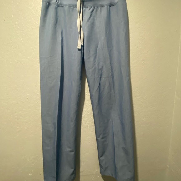 Figs Technical Collection Scrubs Pants Womens S Baby Blue “Drawstring” - Picture 1 of 7